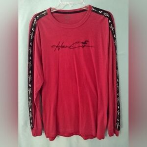 Hollister Men's Red Long Sleeve Shirt